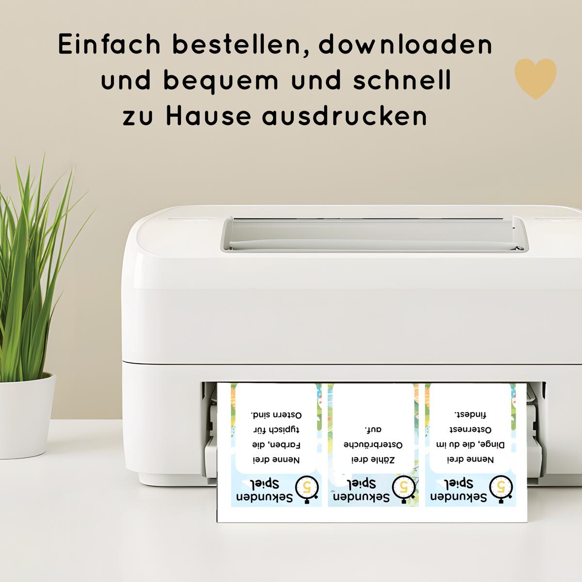 5 Sekunden Ostern Spiel für Kinder