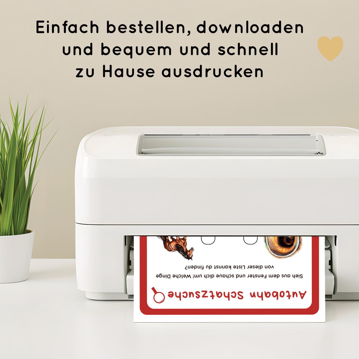 Autobahn Schatzsuche für Kinder