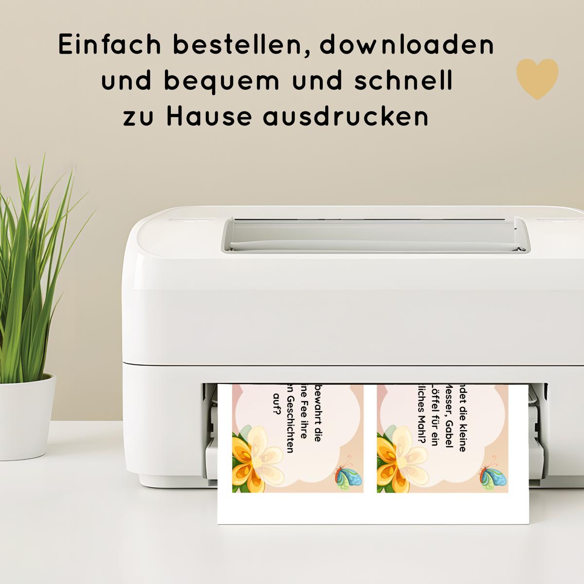 Feen Indoor Schnitzeljagd mit 20 Hinweisen und Urkunde