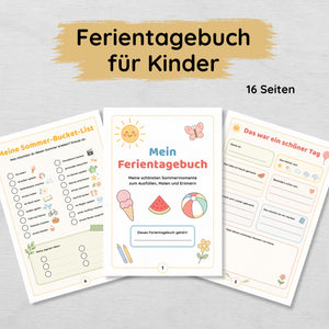 Ferientagebuch für Kinder