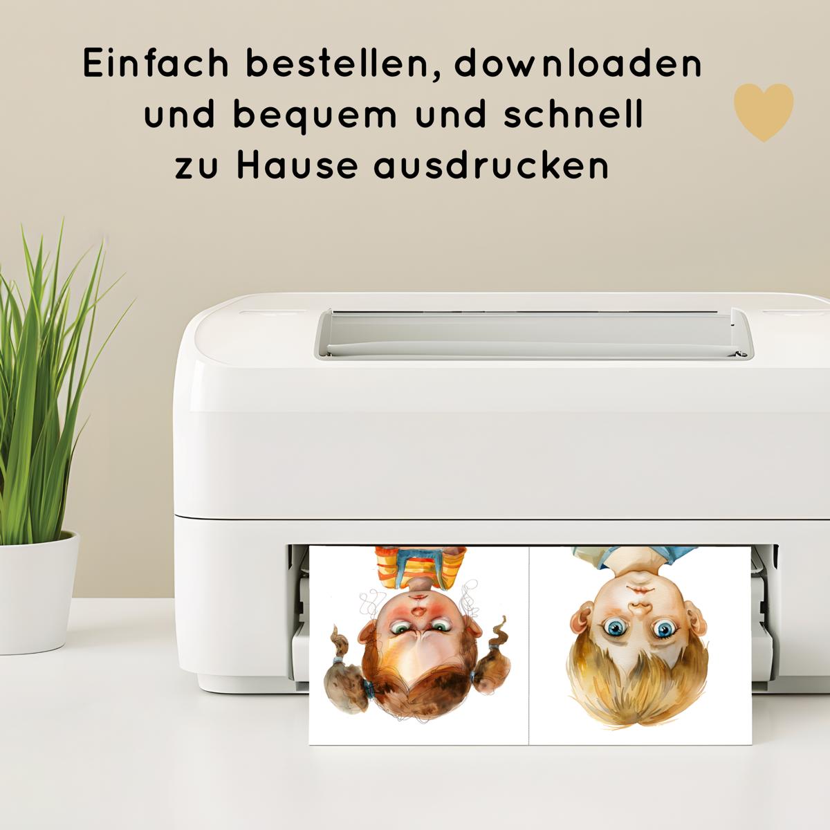 26 Gefühlskarten für Kinder