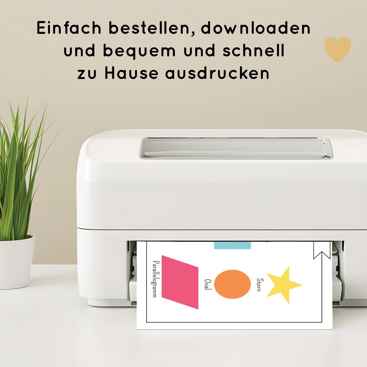 Formen zuordnen Lernspiel für Kinder