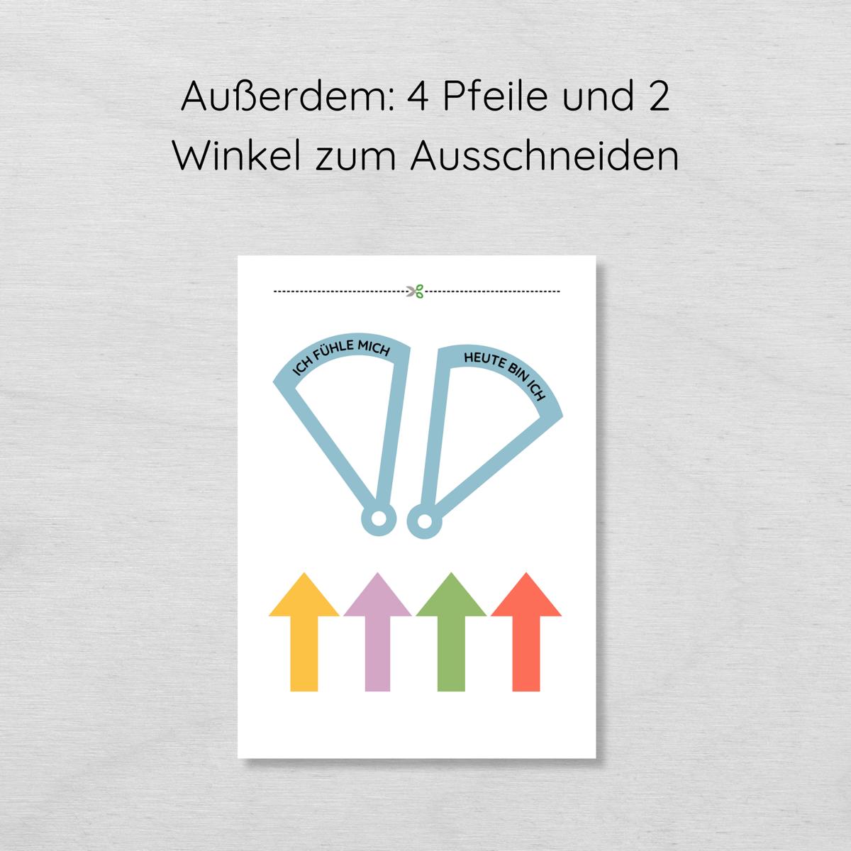 Monster Gefühlsrad für Kinder in 2 Varianten