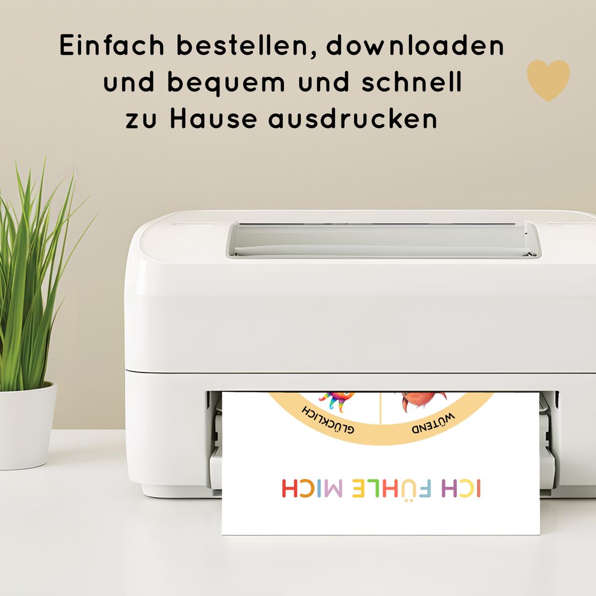 Monster Gefühlsrad für Kinder in 2 Varianten