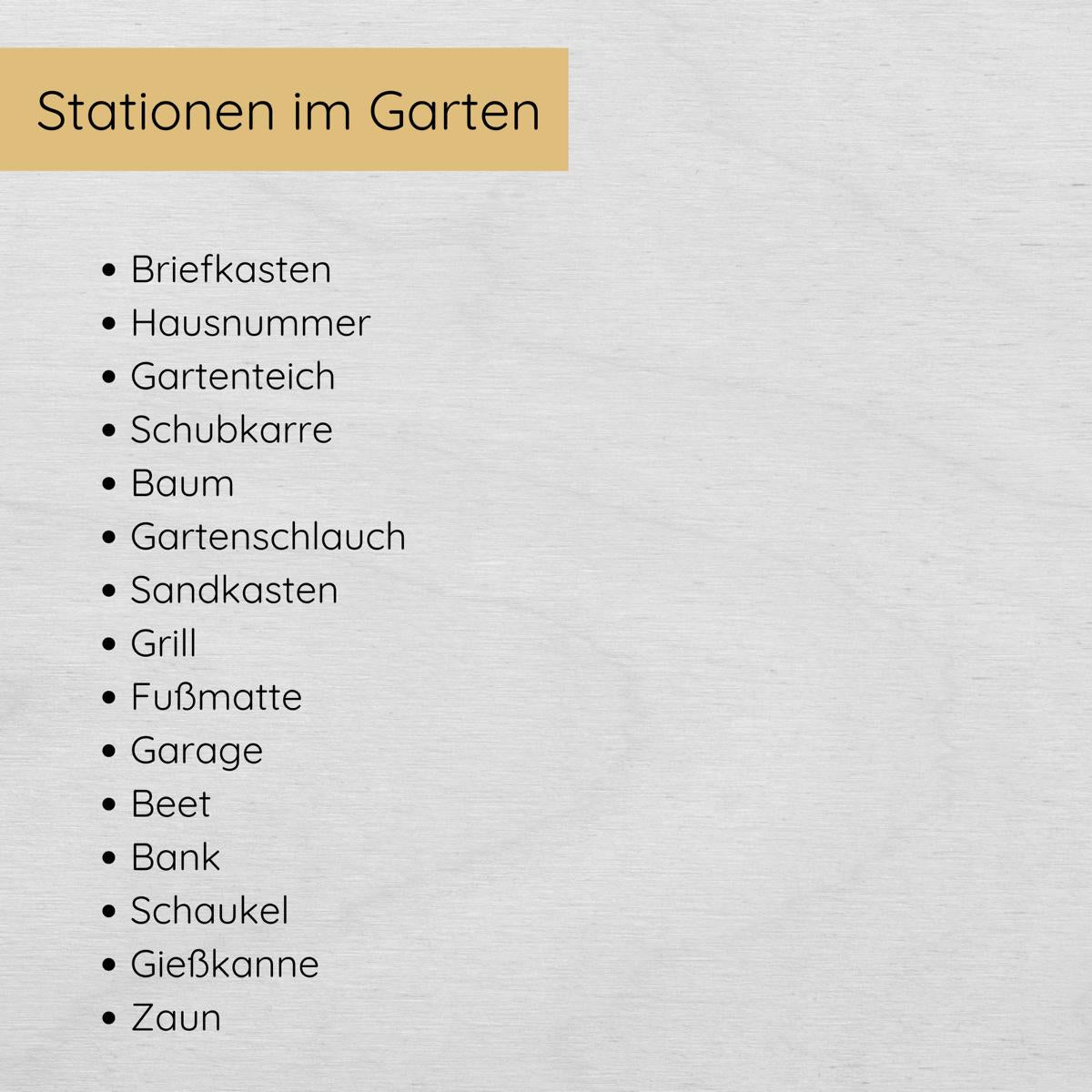 Outdoor Schnitzeljagd mit 15 Hinweisen, Urkunde und 3 Spielen
