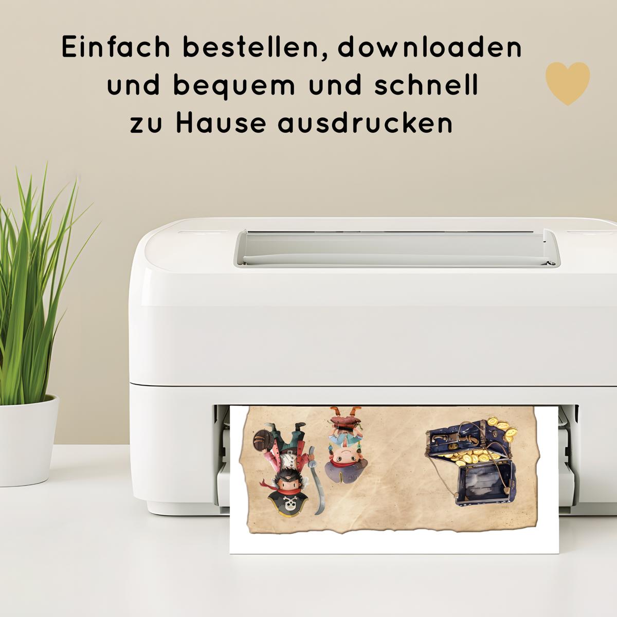 Piraten Outdoor Schatzsuche für Kinder ab 6