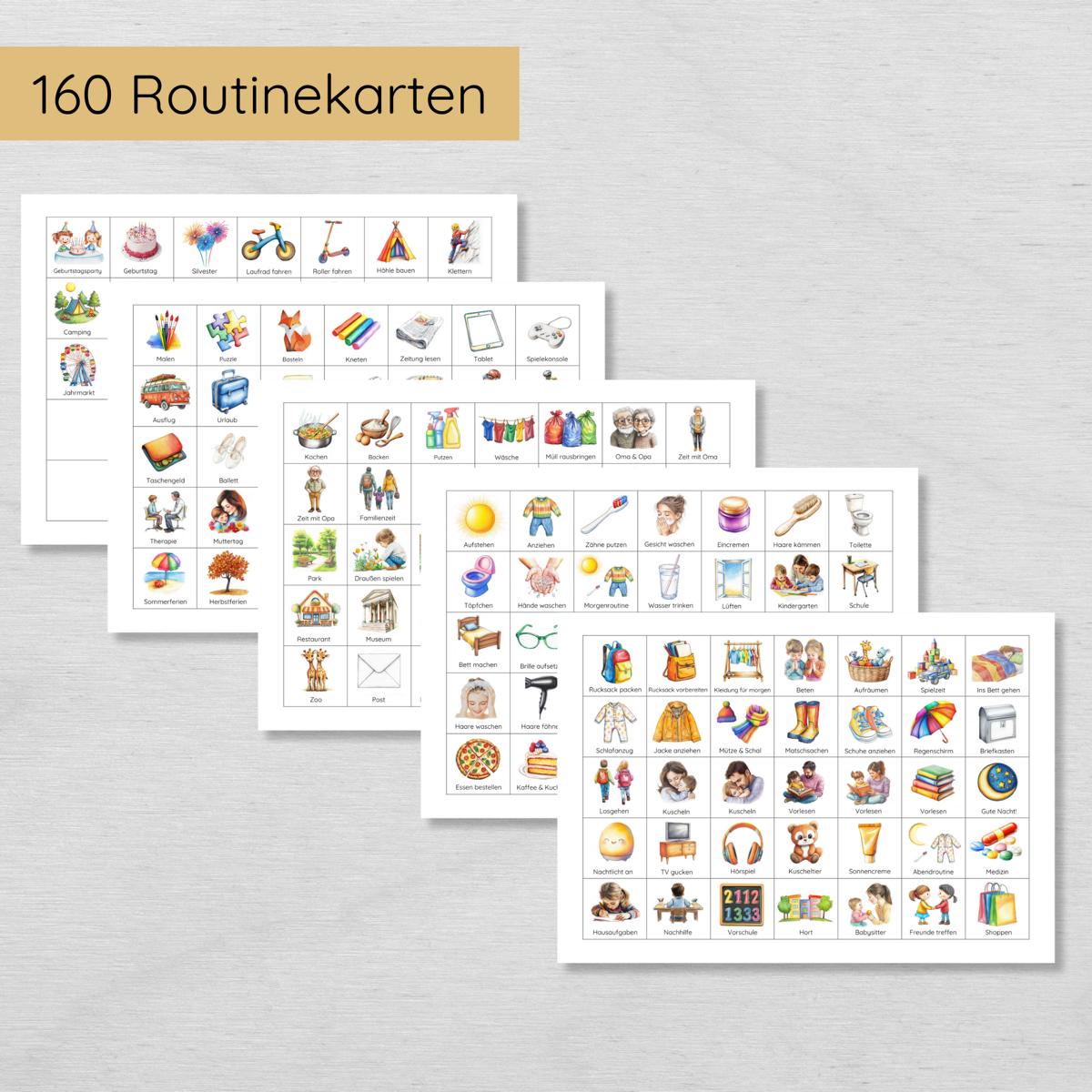Piraten Routine Set mit 160 Routinekarten & Planern