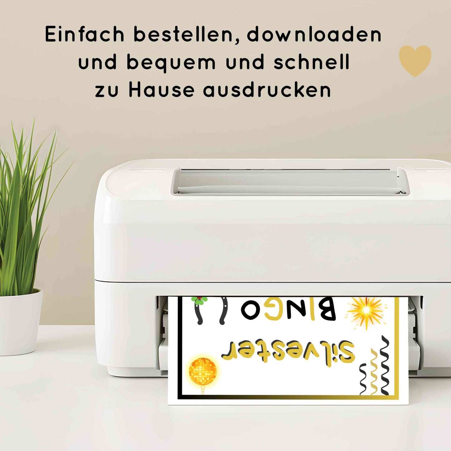 Silvester Bingo für Kinder