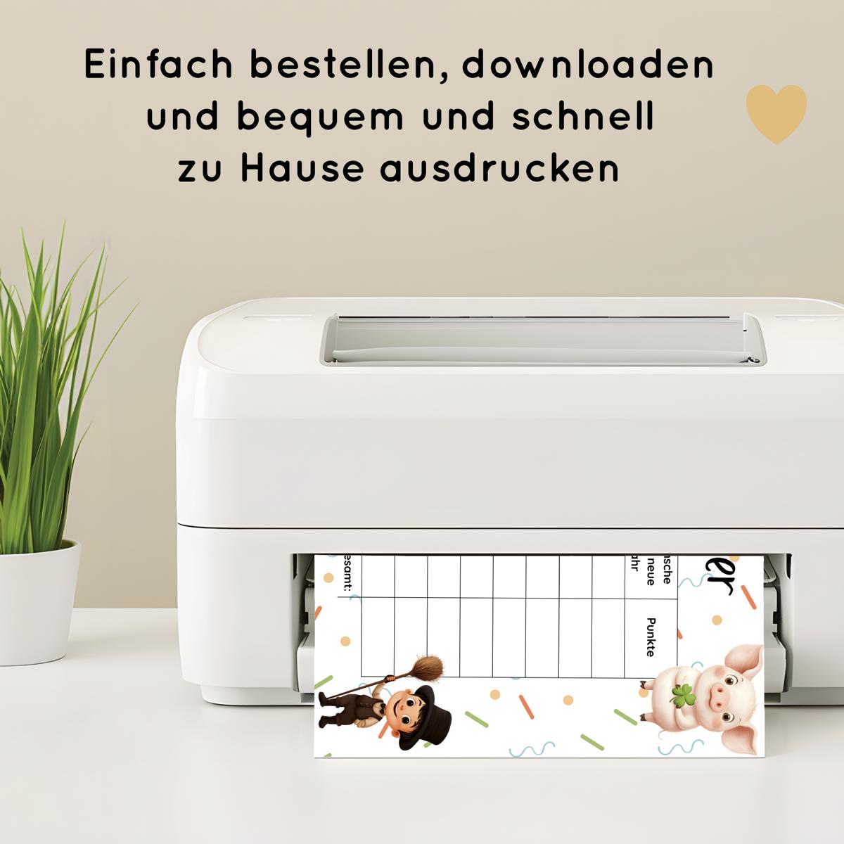 Stadt Land Silvester Spielvorlage