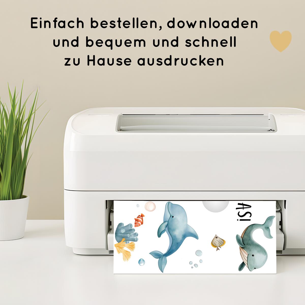 Unterwasser Belohnungsplan für kleine Kinder