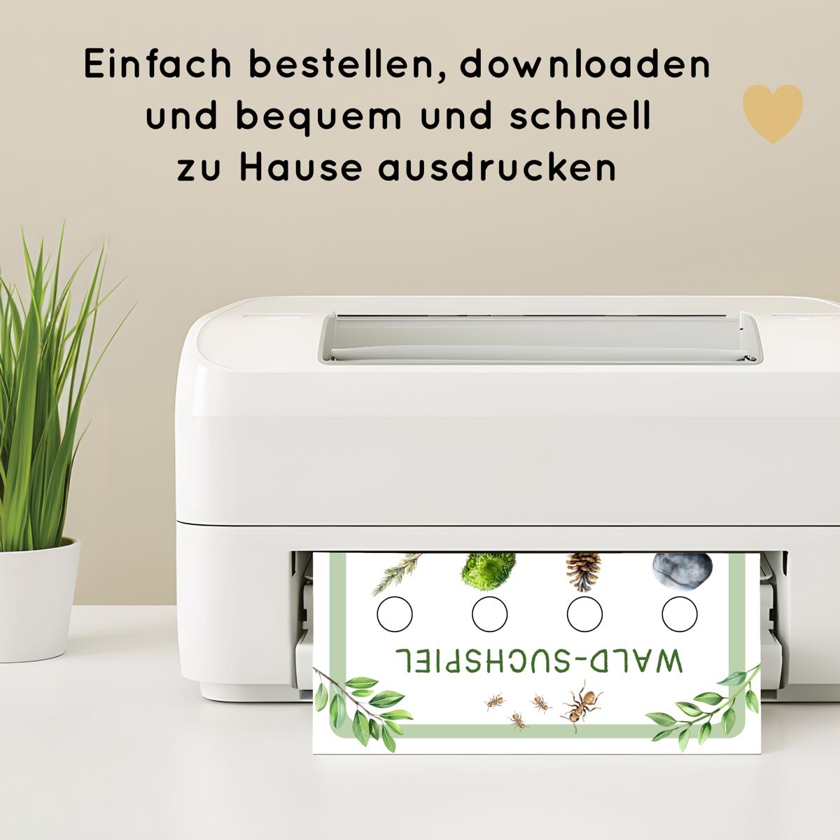 Wald Suchspiel für Kinder