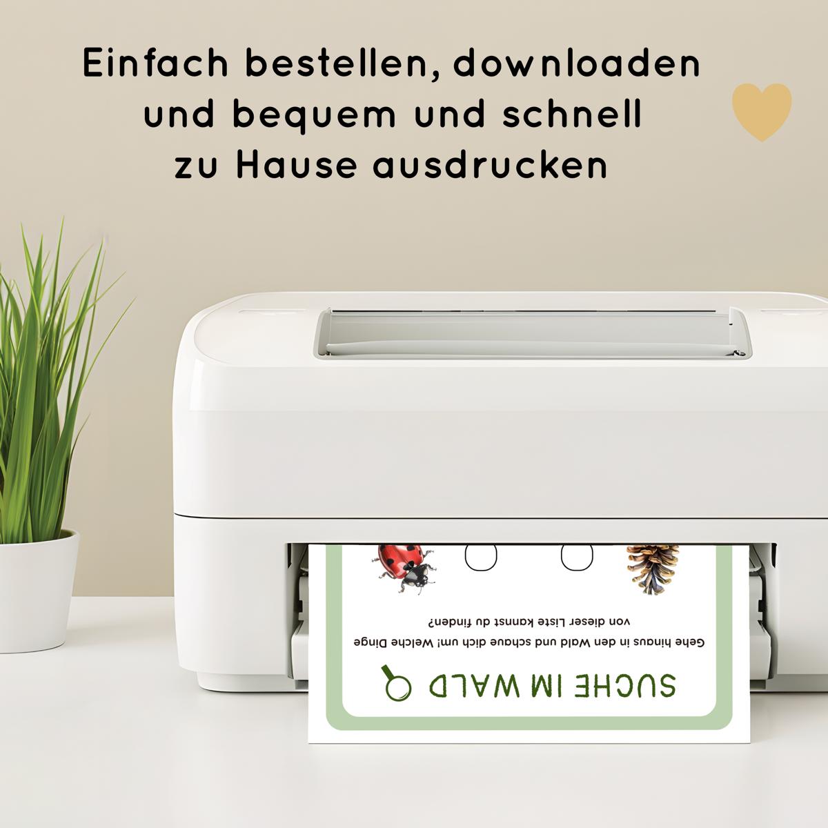 Waldschatzsuche für Kinder