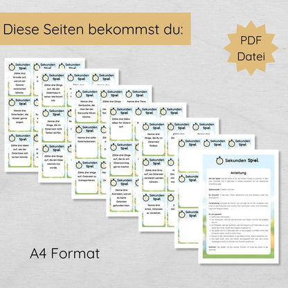 5 Sekunden Ostern Spiel für Kinder