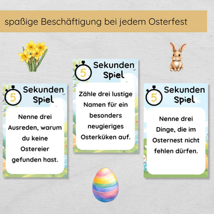 5 Sekunden Ostern Spiel für Kinder