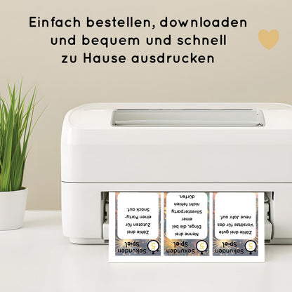 5 Sekunden Silvester Spiel für Kinder