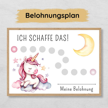 Einhorn Belohnungsplan für Kinder
