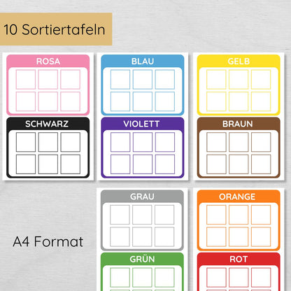 Farben Zuordnungsspiel für Kinder