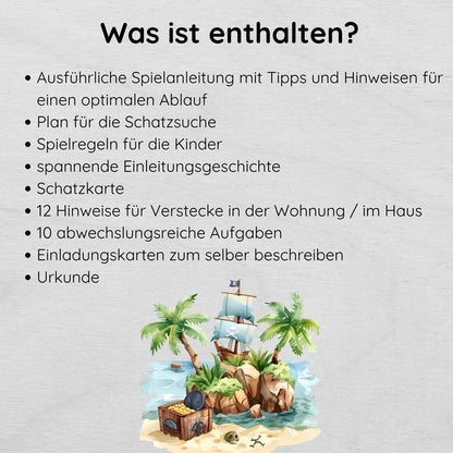 Piraten Indoor Schatzsuche für Kinder ab 6