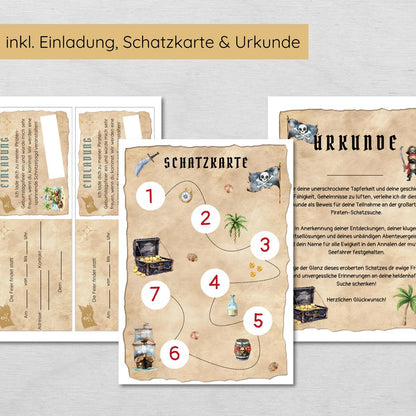 Piraten Indoor Schatzsuche für Kinder ab 6