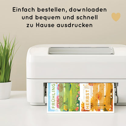 Jahreszeiten Bundle für Kinder: Jahreszeiten & Monate kennenlernen