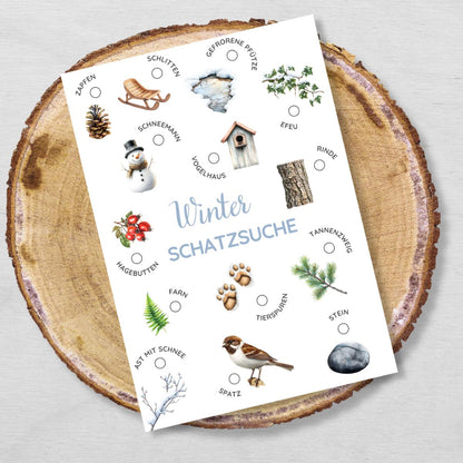 Jahreszeiten Schatzsuche Bundle für Kinder