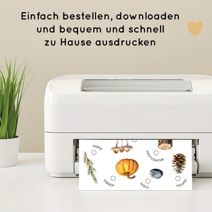 Jahreszeiten Schatzsuche Bundle für Kinder