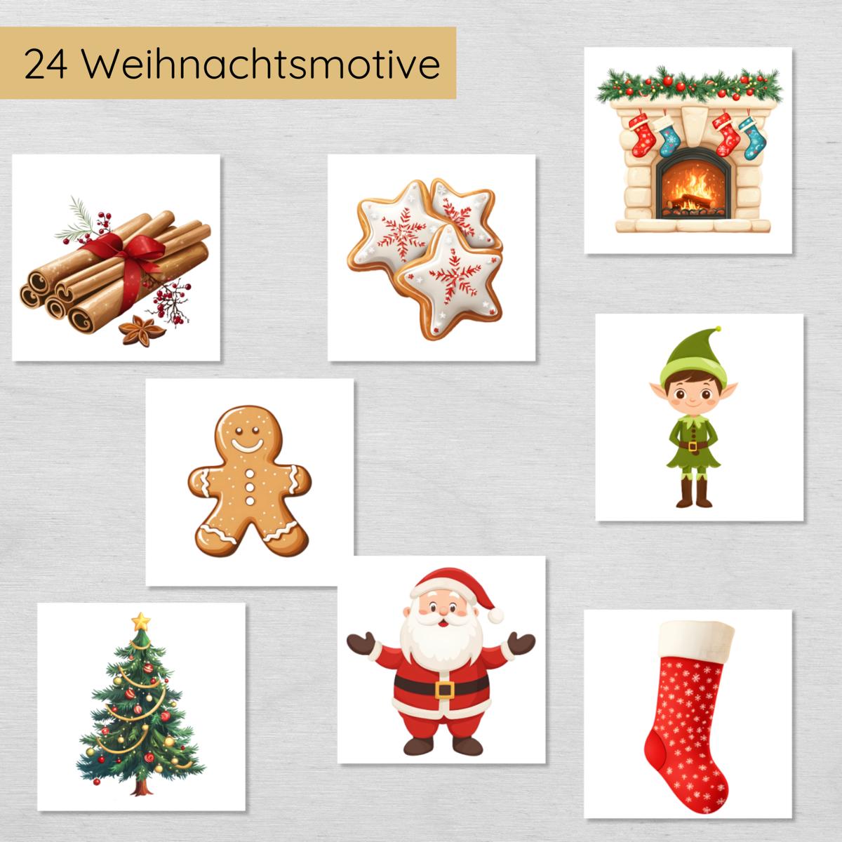 Weihnachten Memory Spiel für Kinder