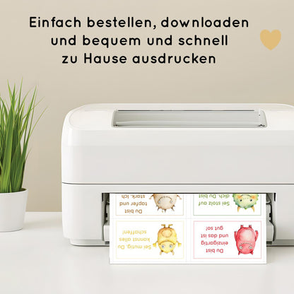 20 Monster Brotdosen Nachrichten für Kinder