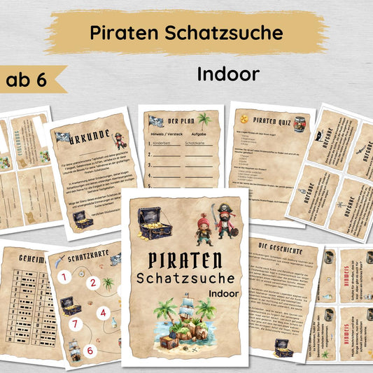 Piraten Indoor Schatzsuche für Kinder ab 6