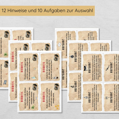Piraten Indoor Schatzsuche für Kinder ab 6