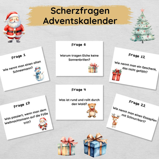 Scherzfragen Adventskalender für Kinder