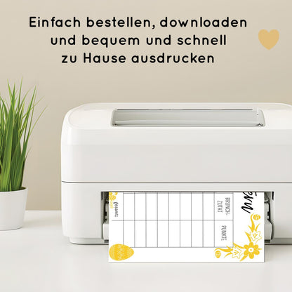 Stadt Land Ostern Familienspiel Druckvorlage