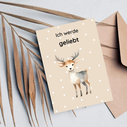 20 bunte Affirmationskarten für Kinder mit niedlichen Tieren