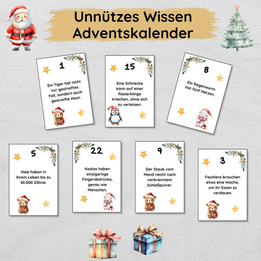 Unnützes Wissen Adventskalender für Kinder