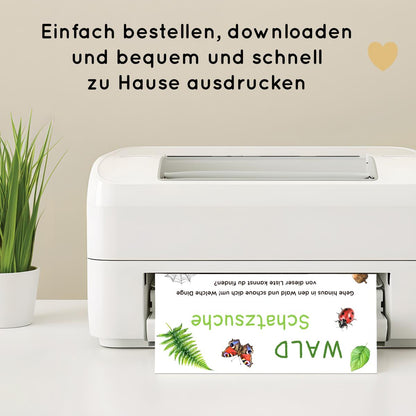 Waldschatzsuche für Kinder, Liste