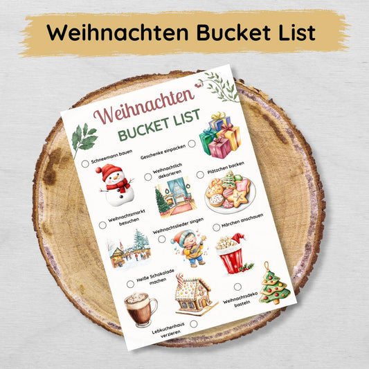 Weihnachten Bucket List, Weihnachtsaktivitäten für die Familie