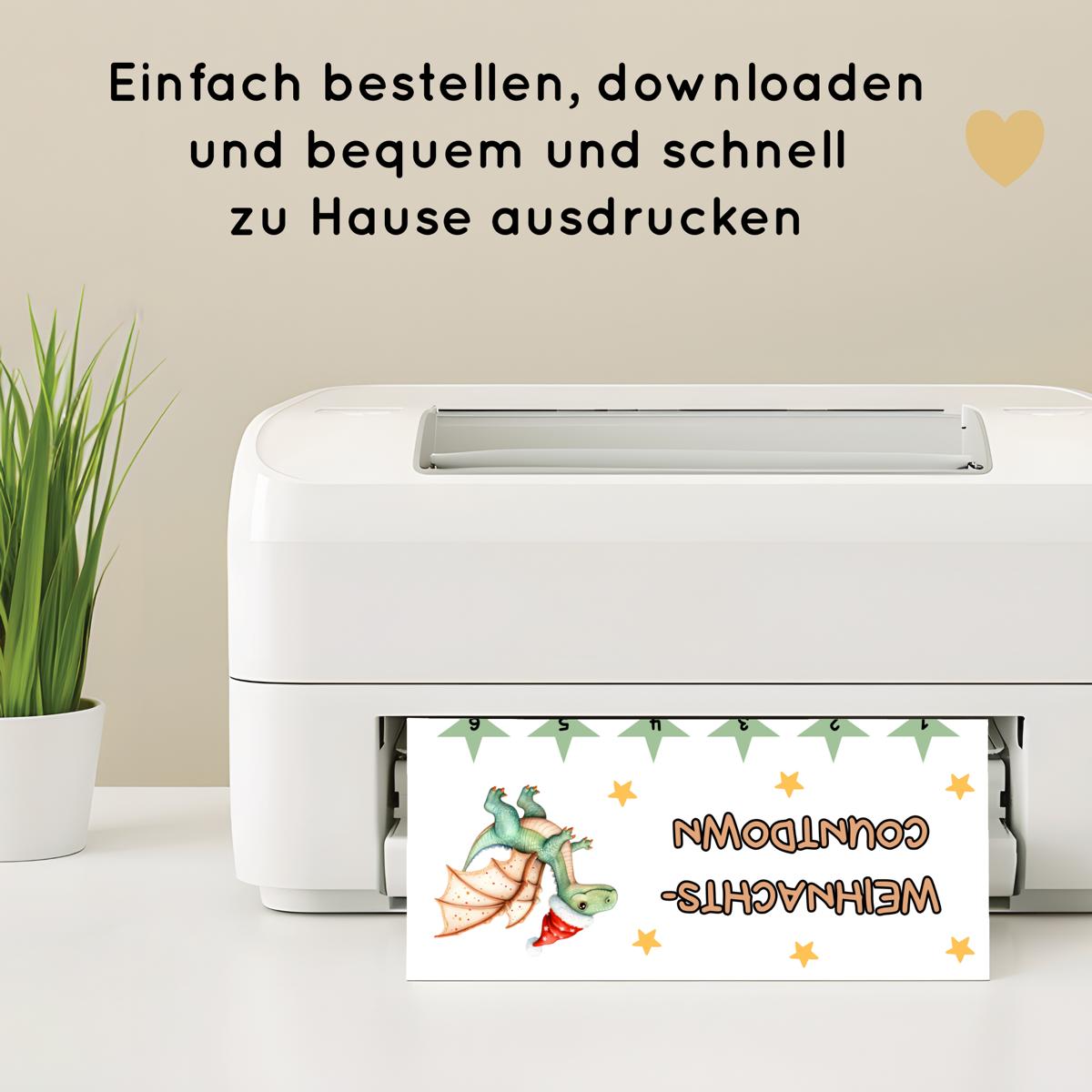 Dino Weihnachtscountdown Adventskalender für Kinder