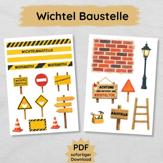 Wichtel Baustellen Set für Kinder